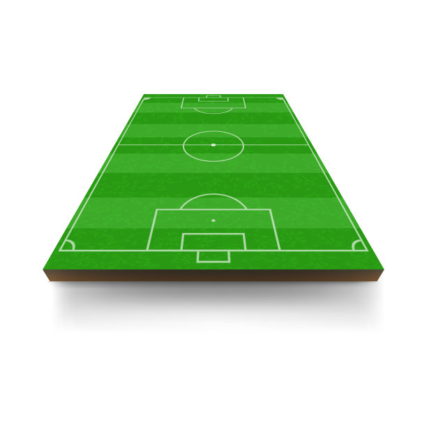 足球场图标卡通风格图片下载