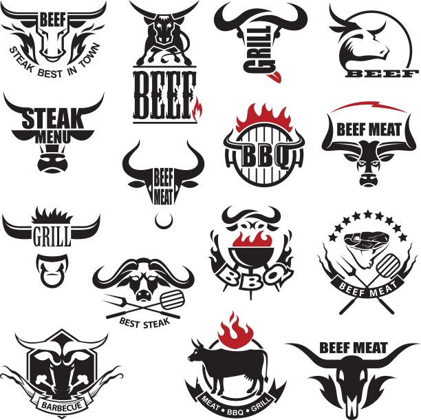 牛肉肉图标图片下载