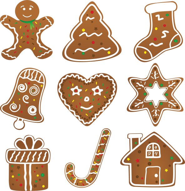 圣诞饼干系列图片下载