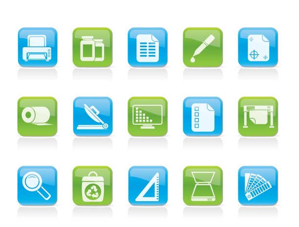 商业打印图标图片下载