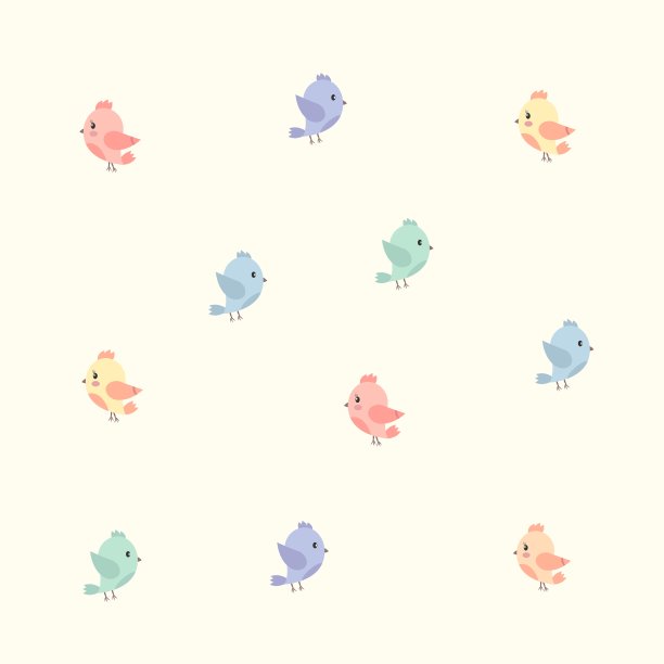 色彩缤纷的鸟类背景图片下载