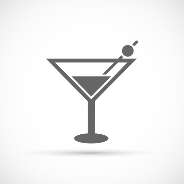 鸡尾酒杯图标图片下载