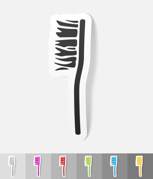 写实设计元素牙刷图片下载