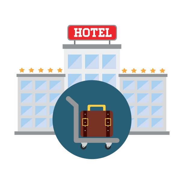 酒店设计服务标志旅游理念图片下载