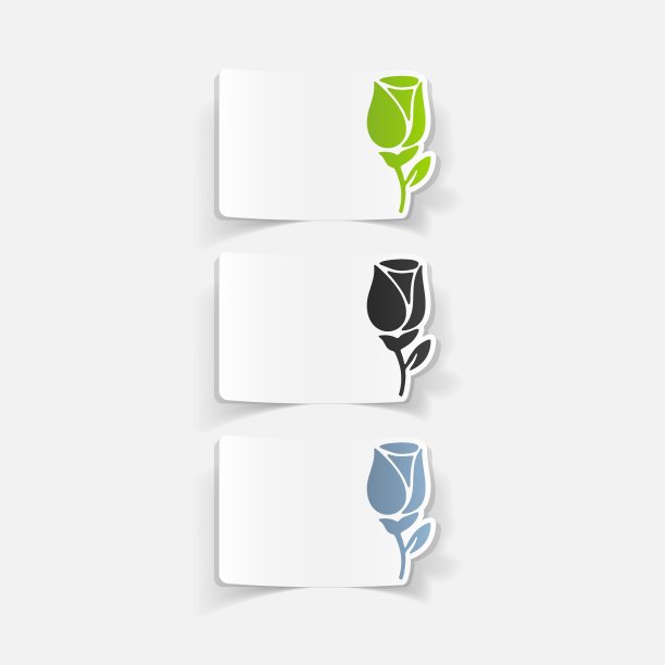 现实主义设计元素玫瑰图片下载