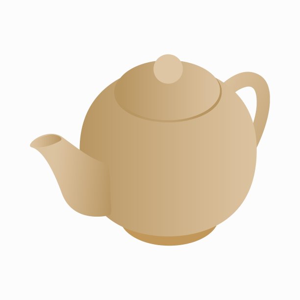 2.5D等距茶壶图标图片下载