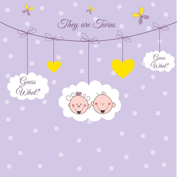 双胞胎的声明图片下载