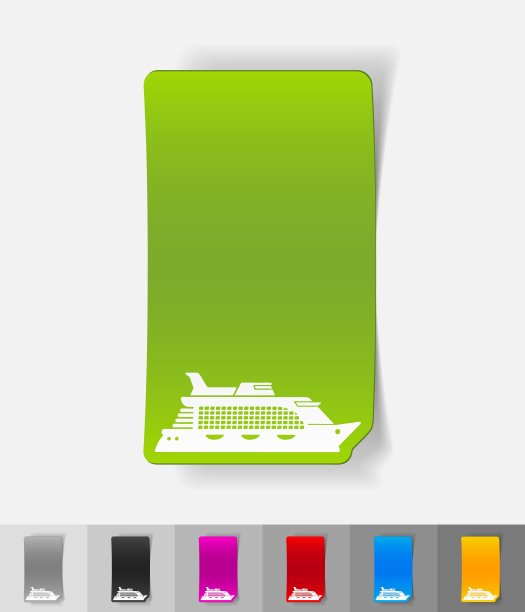 写实设计元素游轮图片下载