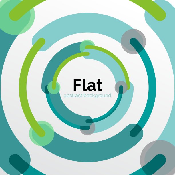 几何漩涡和圆线抽象图片下载