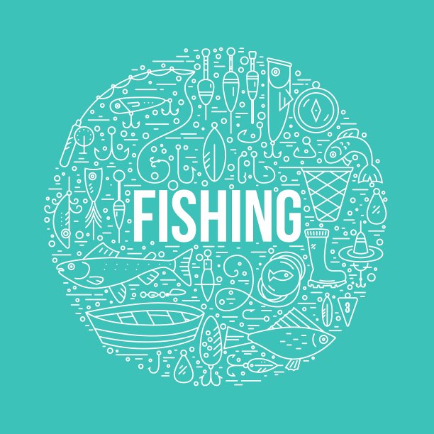 钓鱼的概念图片下载