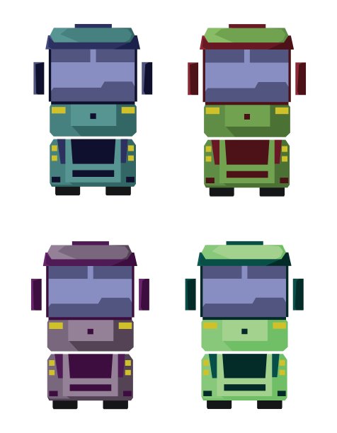 卡车前视图图片下载