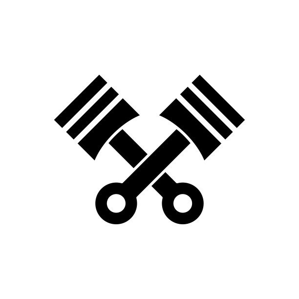 活塞图标平面矢量模板设计流行图片下载