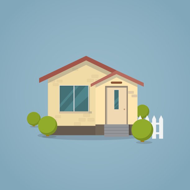 平的房子图标图片下载