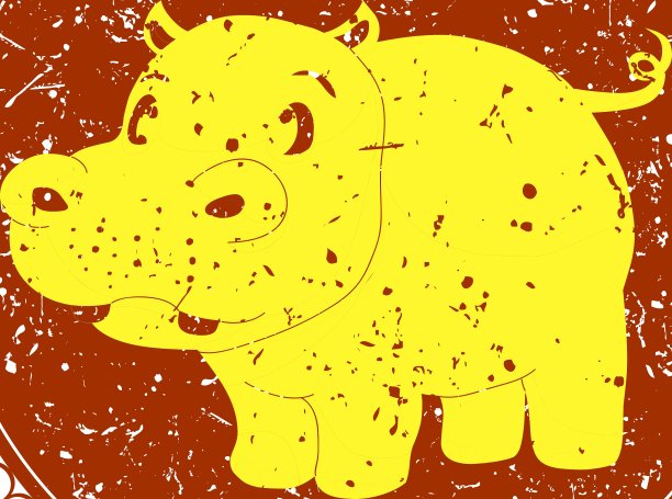 河马的标志图片下载