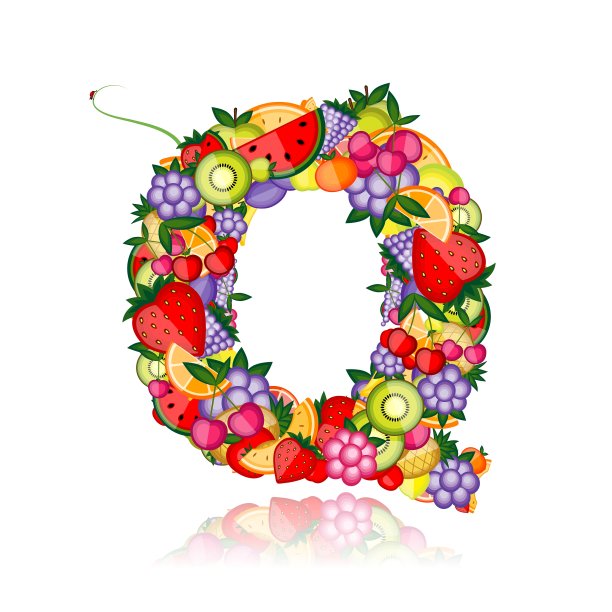 水果字母为您的设计图片下载