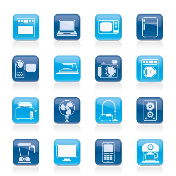 家用电器和电子产品图标图片下载