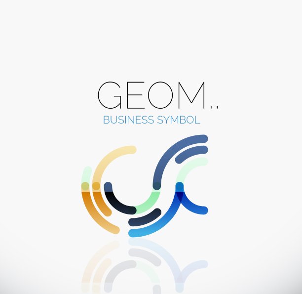 标志线性抽象几何图标图片下载