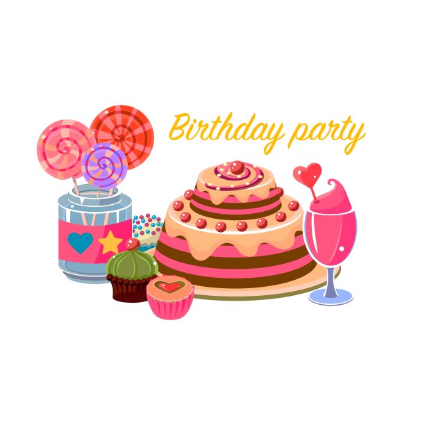 生日派对糖果收藏图片下载