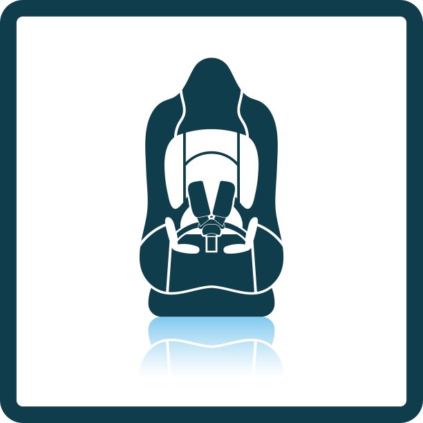 婴儿汽车座椅图标图片下载