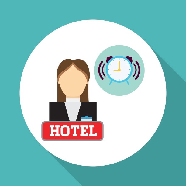 酒店设计服务标志旅游理念图片下载