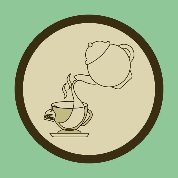 下午茶时间设计图片下载