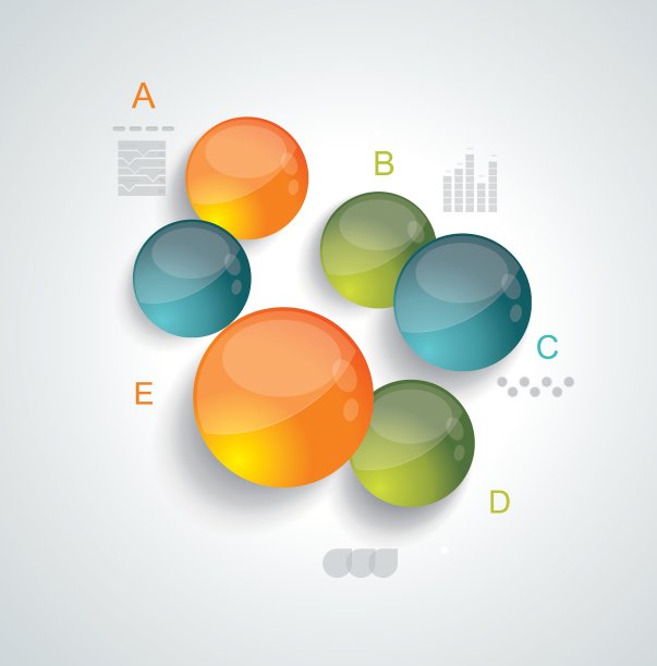 图表和时间轴信息图图片下载