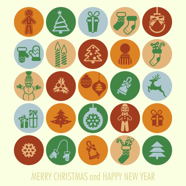 圣诞节图标设置图片下载