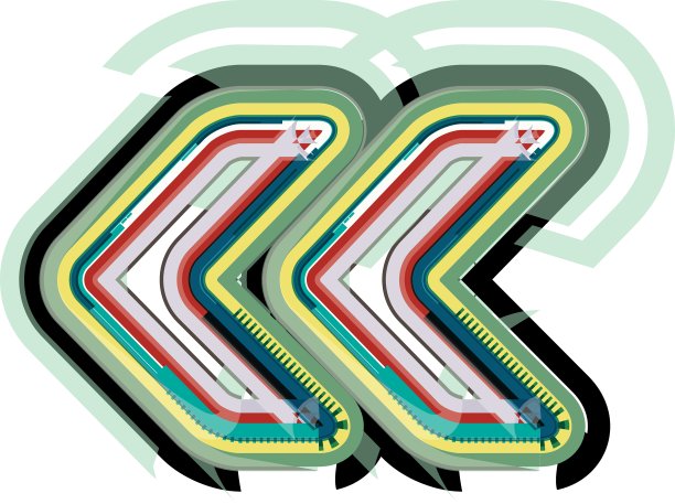 抽象的彩色标志图片下载