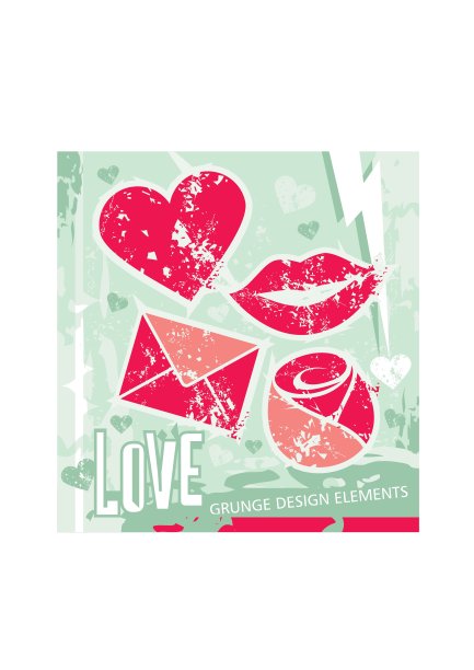 爱-邋遢的设计元素图片下载