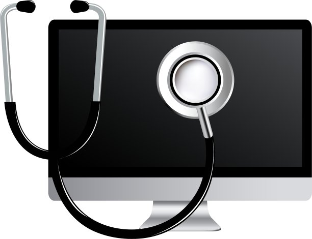 计算机与听诊器图片下载