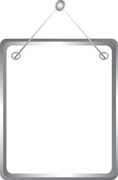 标签银挂设计图片下载