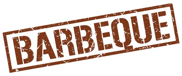 烧烤的邮票图片下载