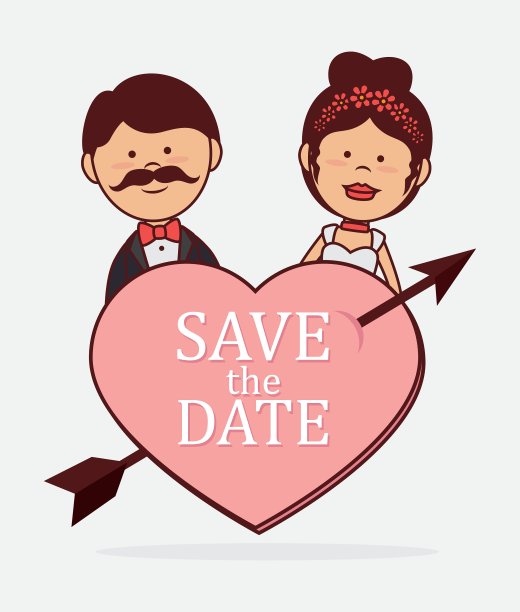 婚礼请柬设计图片下载