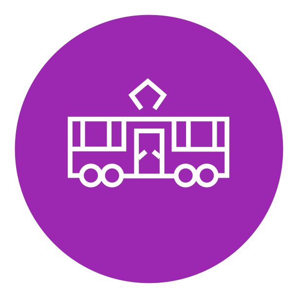 有轨电车线图标图片下载