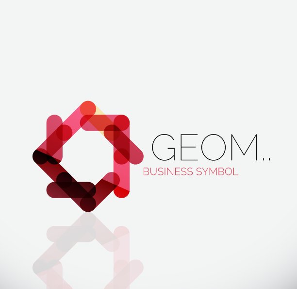 标志线性抽象几何图标图片下载