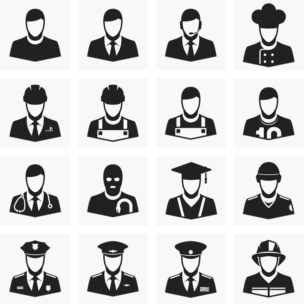 不同职业图标图片下载