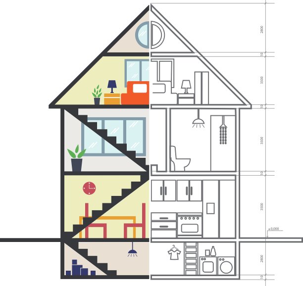 装修房屋改建平面设计图片下载
