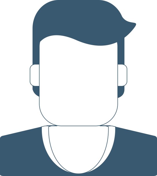 无脸男子肖像图标图片下载