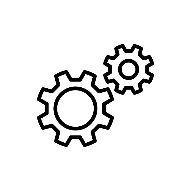 齿轮图标平面矢量模板设计流行图片下载