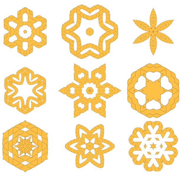 套不同的绳子装饰品图片下载