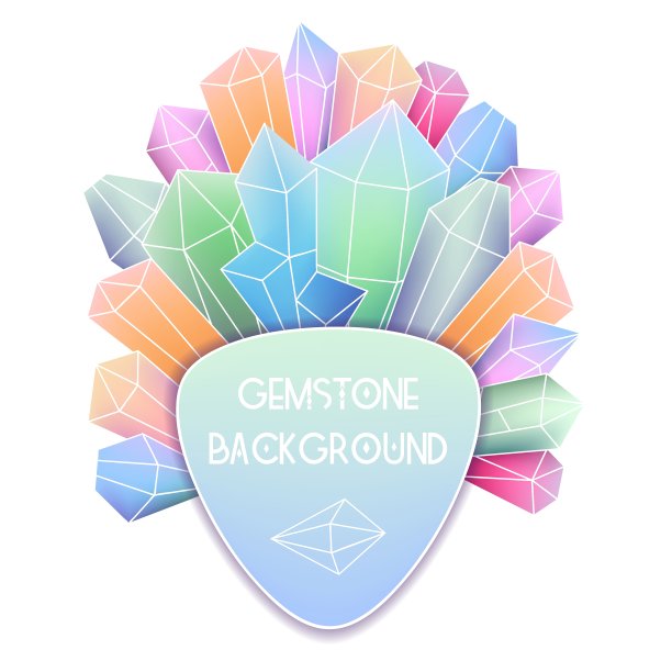 柔软的三角形标签，旁边有水晶飞溅图片下载