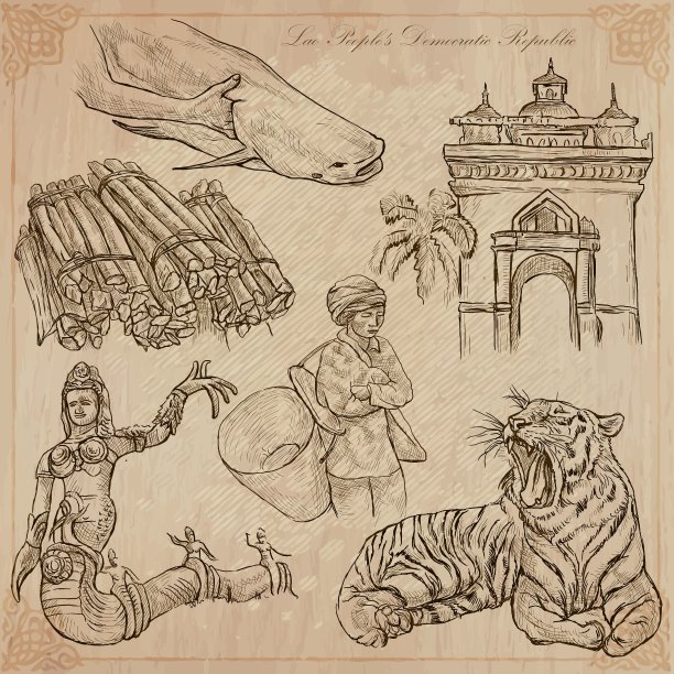 老挝生活图片包图片下载