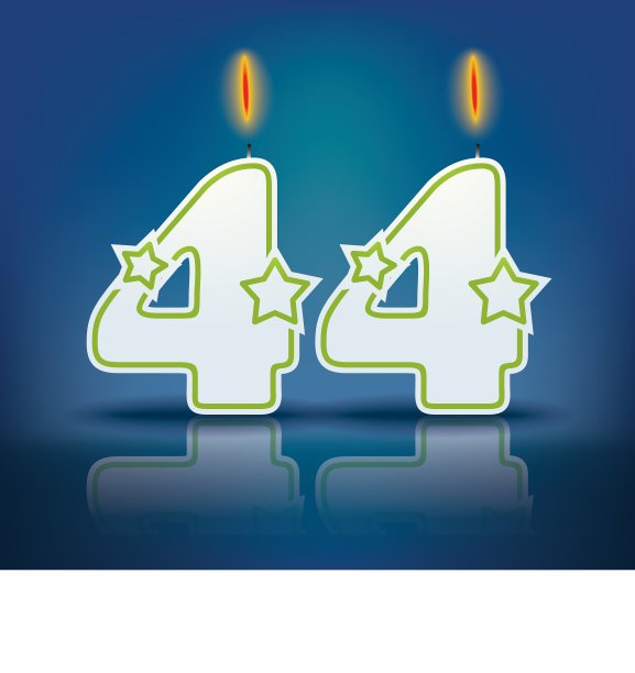44号生日蜡烛图片下载