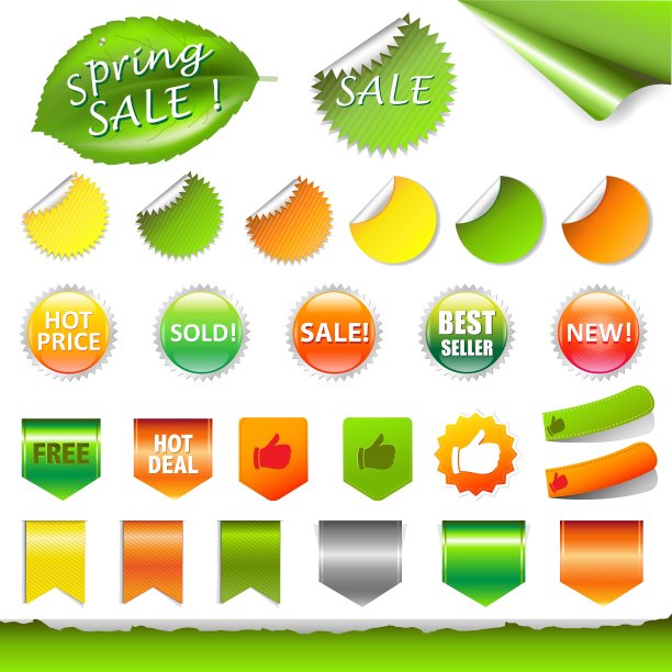 零售贴纸图片下载