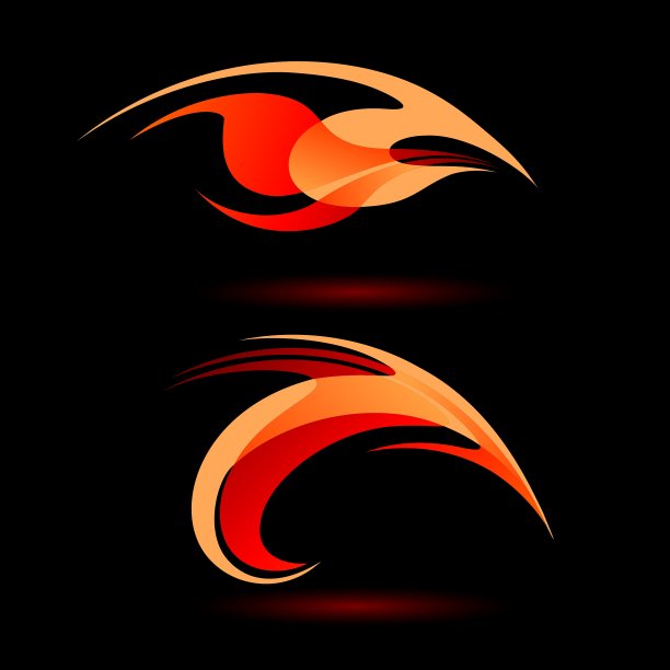 黑色上平滑的抽象形式图片下载