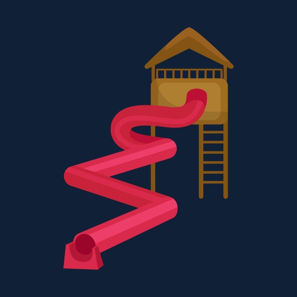 水上乐园用塑料滑梯图片下载