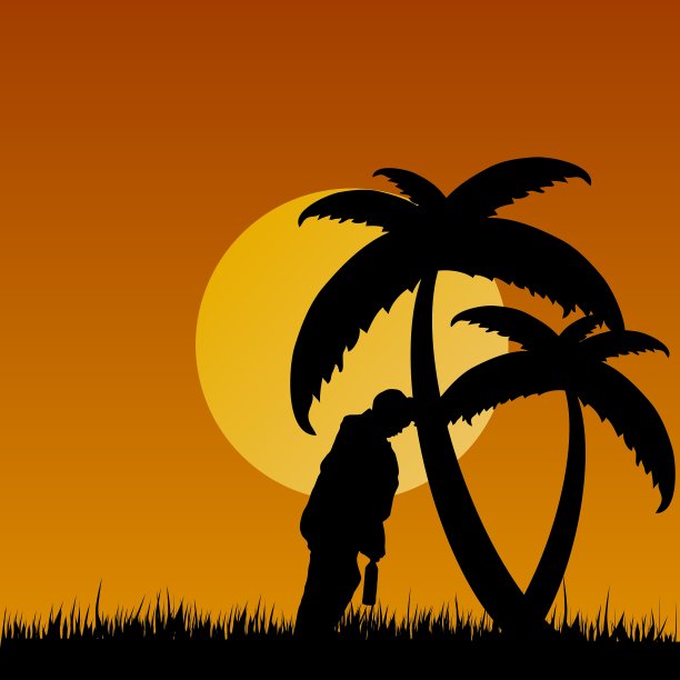 在大自然中沉醉的人图片下载