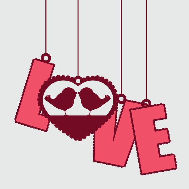 爱的卡片设计图片下载