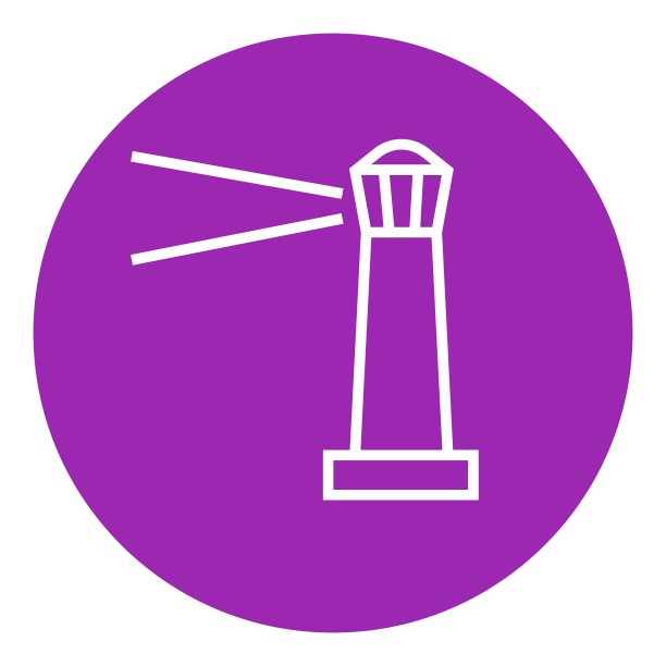 灯塔行图标图片下载