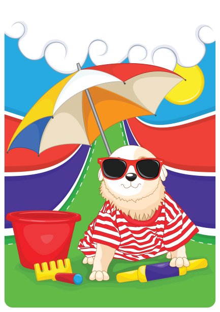 狗坐在图片下载